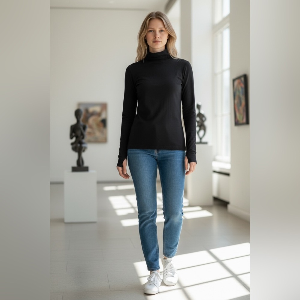 lululemon athletica Black Turtleneck Sweater - Picture 12 of 12